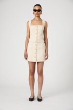 Structured Tweed Button Front Top - Image 4