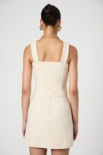 Structured Tweed Button Front Top - Image 6